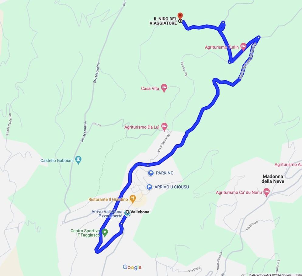 Il Nido Del Viaggiatore Vallebona 外观 照片